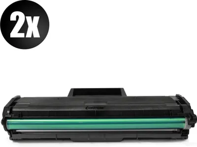 Produktbild von 2x Eurotone Toner Alternative für Samsung MLT-D111S Black Schwarz