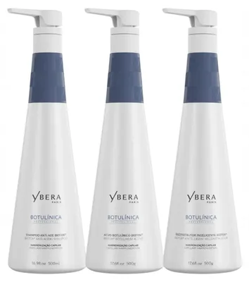 Obrázek produktu pro Ybera Biotox botox na vlasy sada 3 kroky Regenerace - 3x500ml