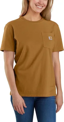 Produktbild von Carhartt WORKW POCKET S/S T-SHIRT 103067, Farbe:carhartt brown, Größe:S