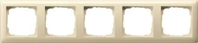 Immagine prodotto di GIRA cornice 5-gang 021501 Standard 55 bianco crema 021501 (021501)