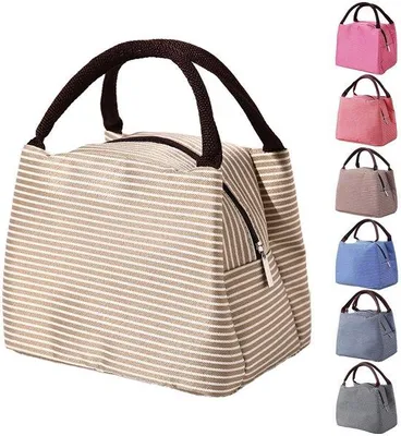 Image de Boîte à repas isotherme 5,5 L, couleur kaki, pour enfants et adultes