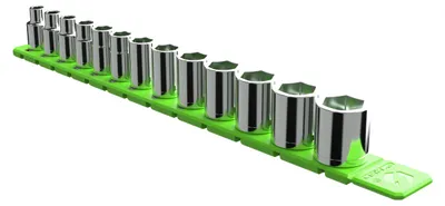 Productafbeelding van EZRED FSR14-G flexibele magnetische stekkerrail, 6,35 mm, groen