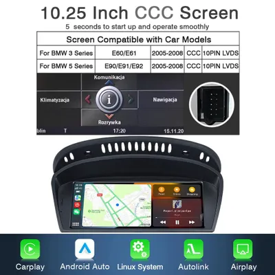 Produktbild von Multimediasystem – Autoradio – Navigationssystem – Touchscreen-Radio – Kabelloses CarPlay – 8,8-Zoll-Display
