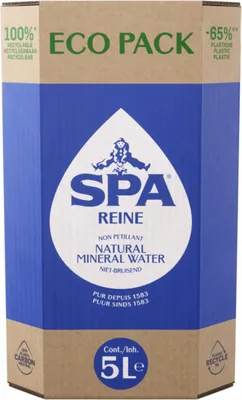 Immagine prodotto di Spa - WaterReine Blue Eco Pack 5litres | Boxe A 5 litri