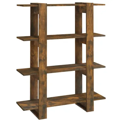Produktbild von vidaXL Bücherregal/Raumteiler Räuchereiche 100x30x123,5 cm