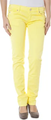 Immagine prodotto di ZUELEMENTS Pantaloni da donna in tessuto giallo SF1020 - Taglia: 30
