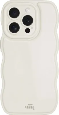 Produktbild von Glossy Wavy Hülle Beige  - Kompatibel mit iPhone 14 Pro