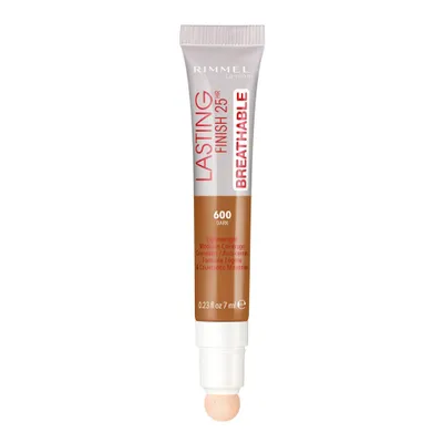 Obrázek produktu pro Rimmel London, Lasting Finish, Natural Medium Coverage, Cream Concealer, 600, Dark, 7 ml