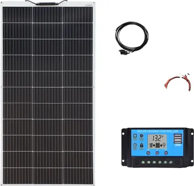 Immagine prodotto di Kit pannello solare, potenza 240W, efficienza 24%, kit solare 12V 120W