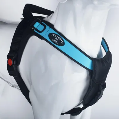 Produktbild von Tre Ponti TP880 Potenza mit schwarzem Rand hellblau, Größe: L
