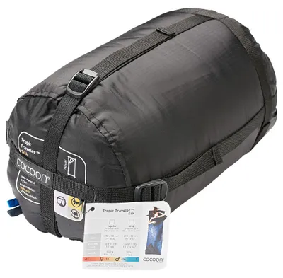 Produktbild von Cocoon Tropic Traveler Seide long Schlafsack (Herren bis +10°C / max. Körpergröße 200cm / Gewicht 0,92kg) 44 LINKS