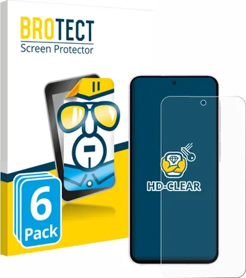 Produktbild von 6x Für Samsung Galaxy A56 5G Enterprise Edition / A36 5G Enterprise Edition Schutzfolie BROTECT Displayschutz Display Schutz Folie Klar Transparent