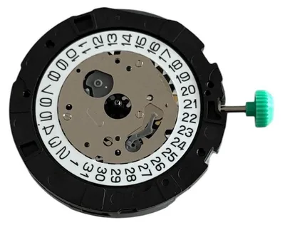Produktbild von Miyota 0S20 13 1 2 Quarz Chronograph Uhrwerk mit Datum bei 4 Uhr