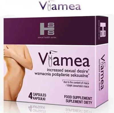 Imagen del producto de SHS Viamea, 4 tabletas/cápsulas para aumentar la libido en mujeres, envase de 4 unidades