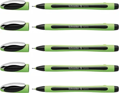 Produktbild von Schneider Fineliner Xpress - 5er-Set schwarz
