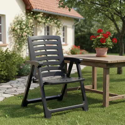 Produktbild von Wadley - Outdoor-Stuhl, Anthrazit, ein Stuhl Italy