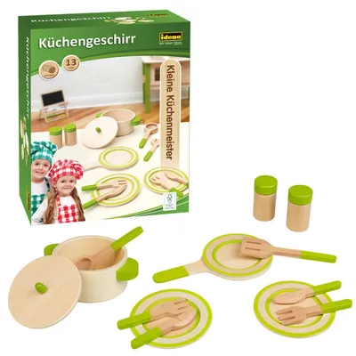Image de Ustensiles de cuisine en bois 13 pièces FSC100%,