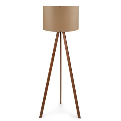 Produktbild von Opviq, AYD- AYDAXL, Bräunen,Braun, Stehlampen, 38 x 140 cm, 70% MDF / 30% PVC -Stoff