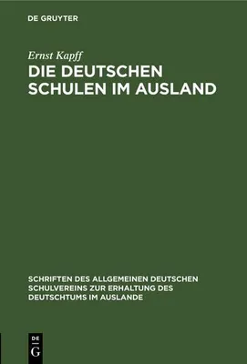 Produktbild von Die deutschen Schulen im Ausland