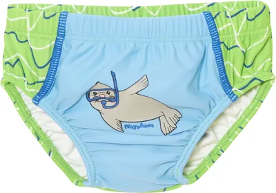 Produktbild von Playshoes - Schwimmwindel für Kinder - wiederverwendbar - blau / grün