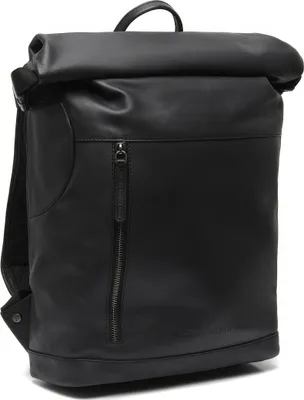Image de The Chesterfield Brand Cuir sac à dos de loisirs sac à dos pour ordinateur portable Mazara Backpack 12L Black noir