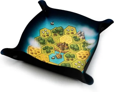 Produktbild von Spielmatte für Würfelspiele, 22 x 22 cm, stabiles Material, für Brettspiele