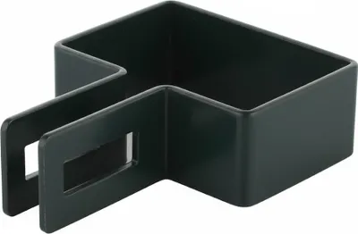 Immagine prodotto di LogistSystem Morsetto terminale rettangolare 60x40mm - Antracite Morsetto per recinzione - Fissaggio di pannelli in rete - Morsetti per recinzione Morsetto per tutore Morsetto per palo