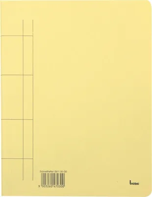 Obrázek produktu pro Bene 81100GE, Běžná složka, A4, Karton, Žlutá, Portrét, 250 listy
