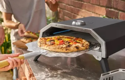 Produktbild von Grillmeister Gas Pizzaofen Milano Backofen bis zu 400°C Pizzabackofen Thermometer NEU