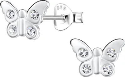 Produktbild von Schmetterlings Ohrringe Silber 925 Ohrstecker