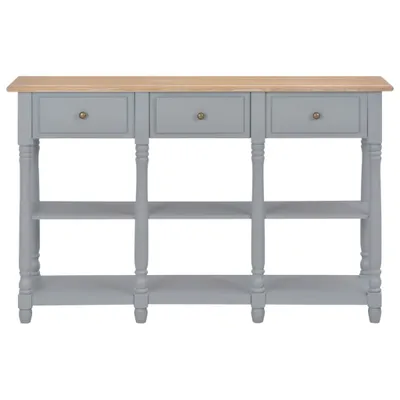 Produktbild von vidaXL Konsolentisch Grau 120x30x76 cm MDF