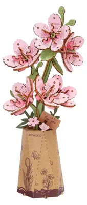 Produktbild von ROBOTIME Rowood 3D-Holzpuzzle Sakura 113 dll