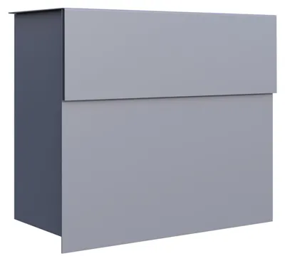 Produktbild von Wandbriefkasten Molto in Grau Metallic