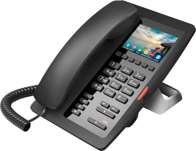 Immagine prodotto di Fanvil H5W, Telefono IP, Nero, Cornetta con filo, In-band, Out-of-band, SIP info, 2 linee, 8,89 cm (3,5")