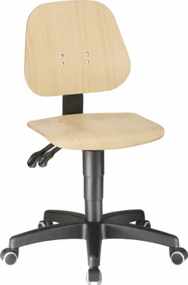 Produktbild von Bimos Arbeitsdrehstuhl Unitec mit Rollen Buche Sitz-Höhe 440-620mm - 9653- 3000