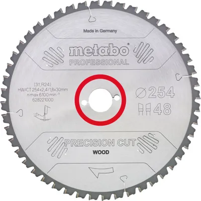 Produktbild von Metabo PrecisionCutProf 254x30, 48 WZ 5neg