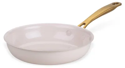 Produktbild von Fackelmann x Pamela Reif Signature Bratpfanne Ø 20 cm Trendiges Design in Pastell-Beige, für alle Herdarten geeignet