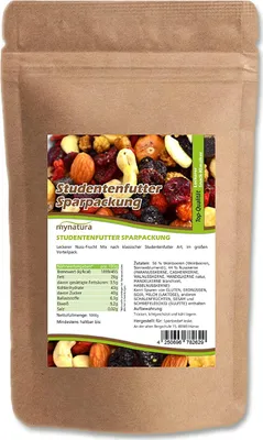Produktbild von Mynatura Studentenfutter Sparpackung 1Kg