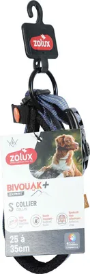 Obrázek produktu pro Obojek pes BIVOUAK nastavitelný 25-35cm modrá Zolux