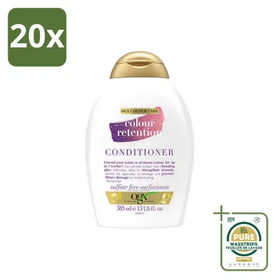 Produktbild von 20 x OGX Colour Retention Conditioner für gefärbtes Haar 385 ml - Vorratspackung - 20 Stücke