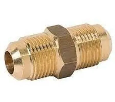 Obrázok produktu pre Mosadzná spojka pre klimatizáciu, pripojenie 3/8" - 3/8"