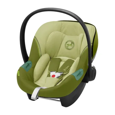 Zdjęcie produktu dla Fotelik samochodowy dla niemowląt Cybex Aton S2 i-Size w kolorze Nature Green