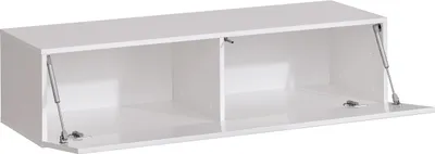 Obrázok produktu pre Extreme Furniture T34-200 TV Skrinka | Dve Závesné Skrinky (2x 100cm) s Dvoma Dverami | Čierny Korpus & Čierne Predné Èasti
