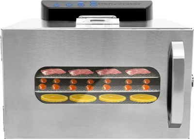 Obrázok produktu pre Sušička ovocia / sušička potravín – elektrická – 400 W – 6 poschodí – teplota 30–85 °C – presné ovládanie teploty