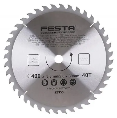 Immagine prodotto di Lama per sega FESTA 22355 SK 400/3.8/30mm 40T