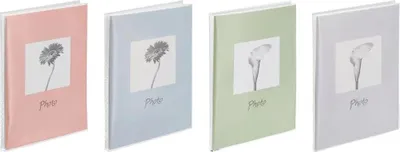 Produktbild von HAMA "Susi Pastell" Taschenbuchalbum für 24 Fotos, Größe 10x15 cm, sortiert, 1 Stk.