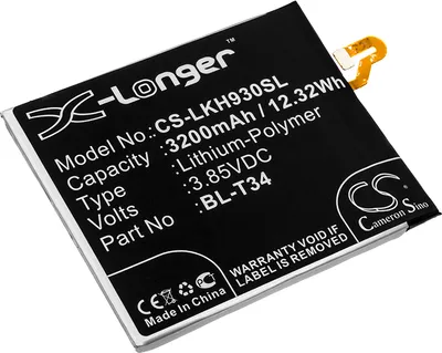Produktbild von TECHTEK Akku Kompatibel mit [LG] AS998, H930, H930DS, H930G, H930K, H931, H932U, H933, LMV350AWMH, LMV350EAW, LMV350EM, LS998, LS998U, Storm, US998,