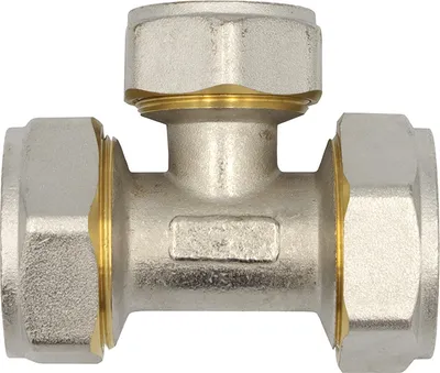 Produktbild von Klemmring Schraubfitting T-Stück 32x26x32 mm reduziert Verbundrohr