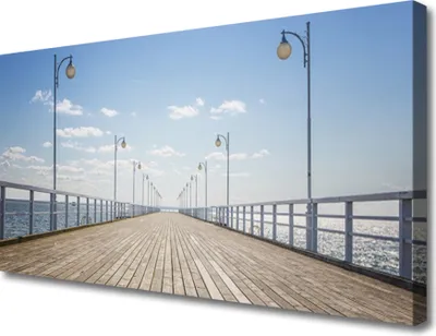Produktbild von Tulup Leinwand-Bilder 100x50 Wandbild Canvas Kunstdruck Brücke Architektur