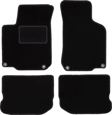 Image de Tapis en velours noir pour : Skoda Octavia I Liftback, break, Tour (1996-2004)